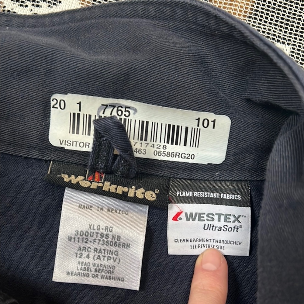 Workrite Fr Flame Resistant Coat Jacket Parka Xl … - image 5